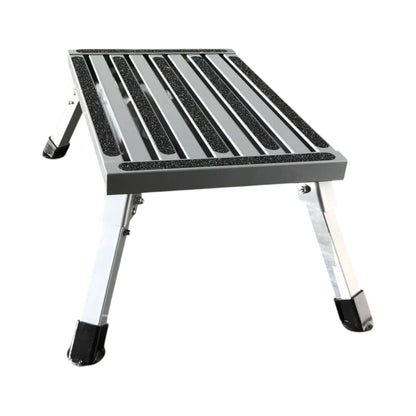 caravan folding step stool for easy entry and camping convenience