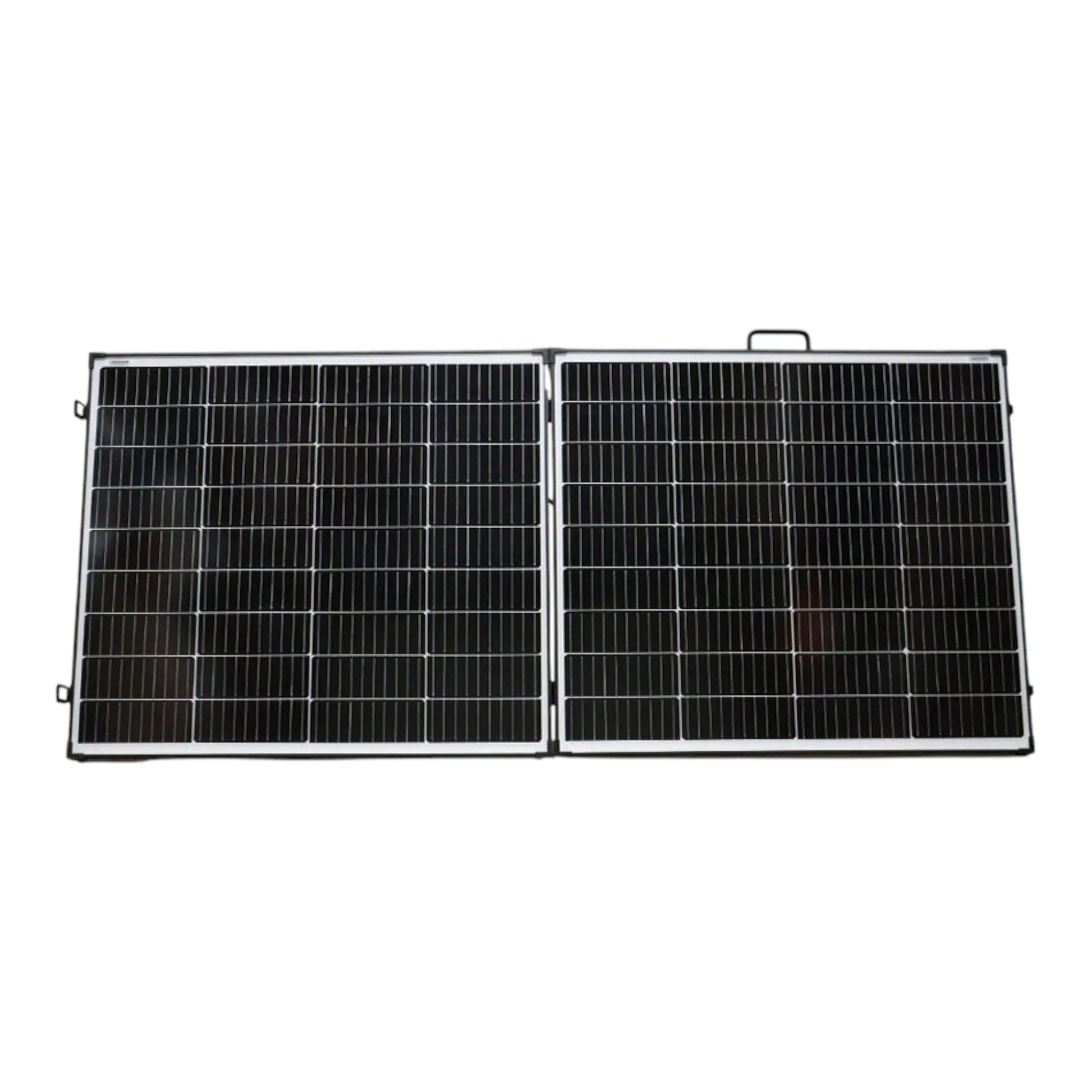 folding 200 watt solar panel for off grid travel