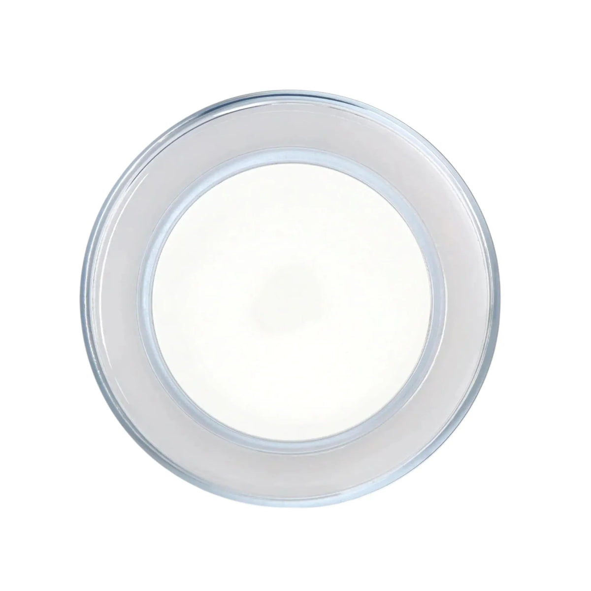 Four 12v cool white ceiling discs by Treklo for clean and practical recreational vehicle lighting