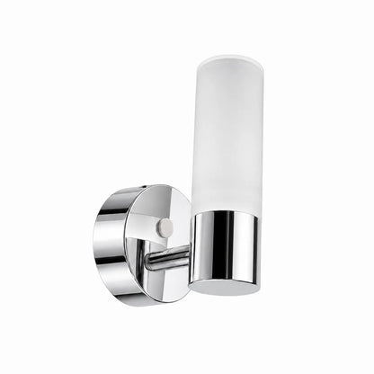 Glo reading lamp with chrome finish for modern touring vehicle interiors