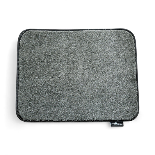 grey faux grass mat large 90x60 for caravan or rv use