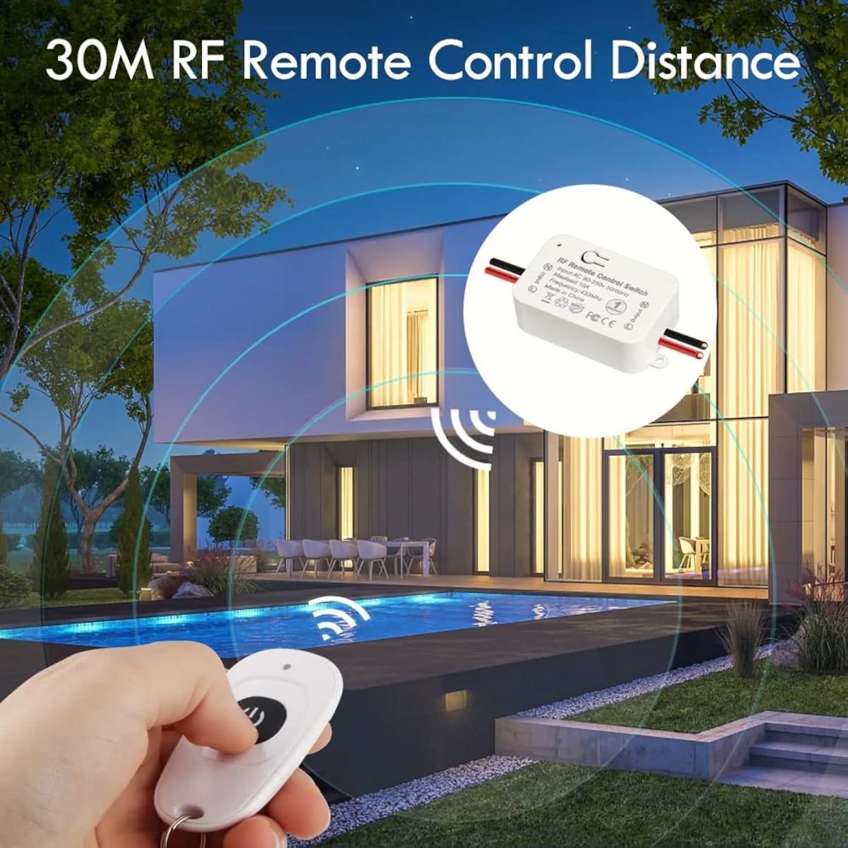 Rfs Control Panel Wireless RF Relay Control Module 6–36v DC 10A – Campervan Builders
