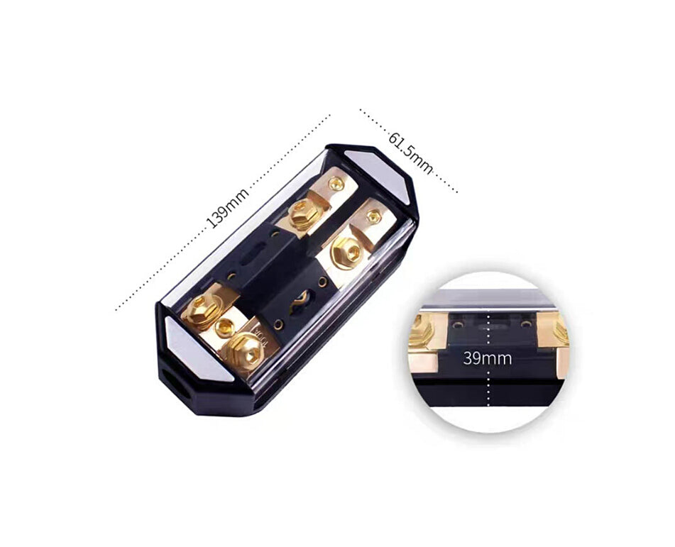 dual anl fuse holder for battery and inverter circuits