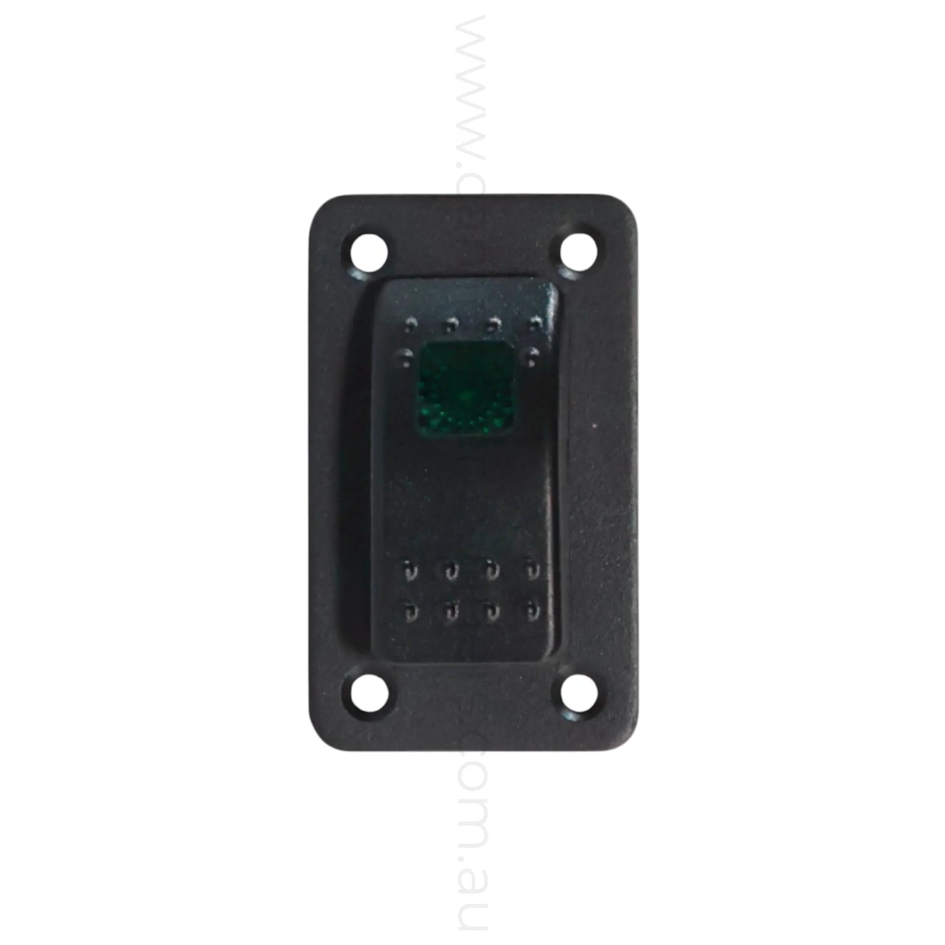 single led rocker switch panel for rv accessory control and tidy dash installations