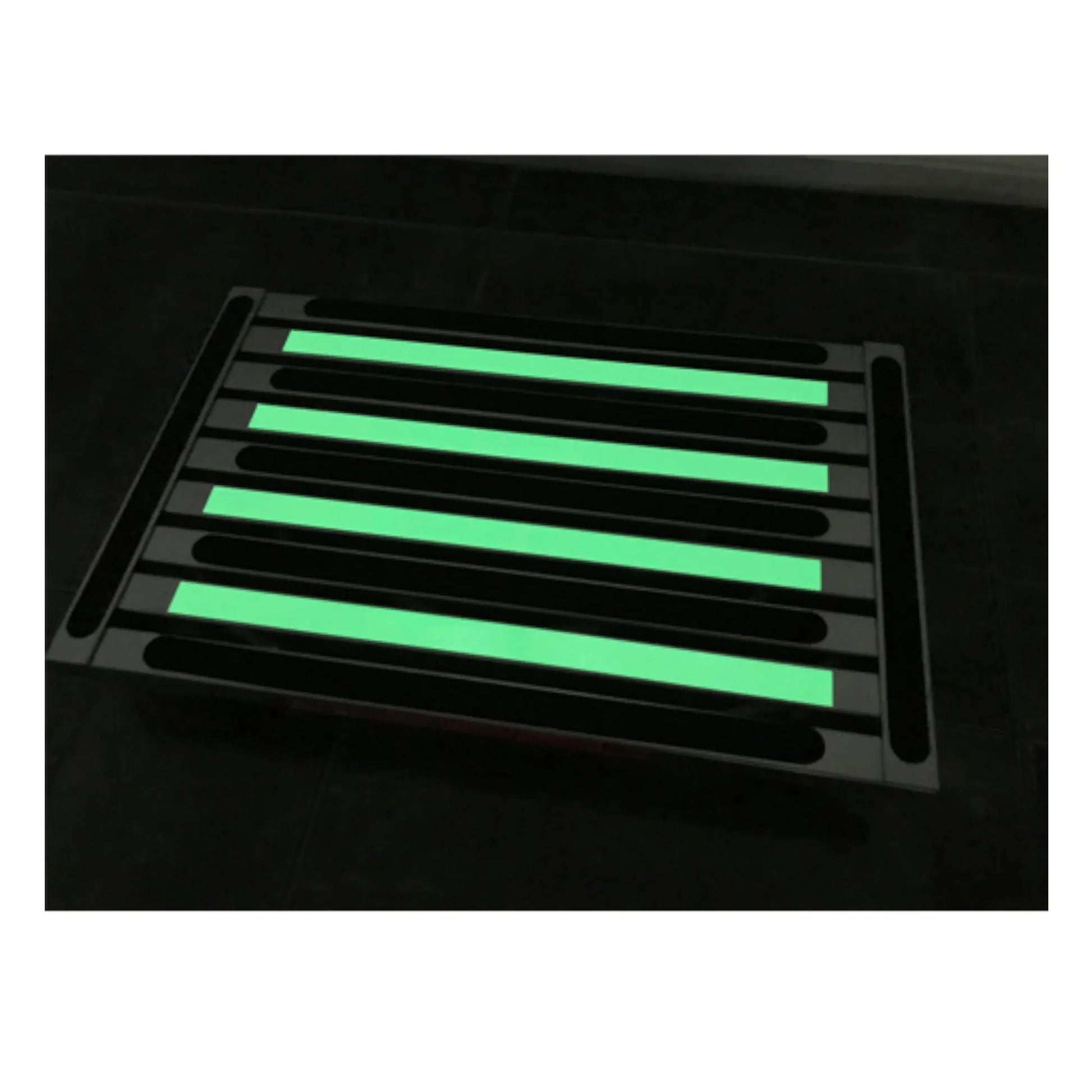 illuminating xl folding step with built in led light for caravan or rv