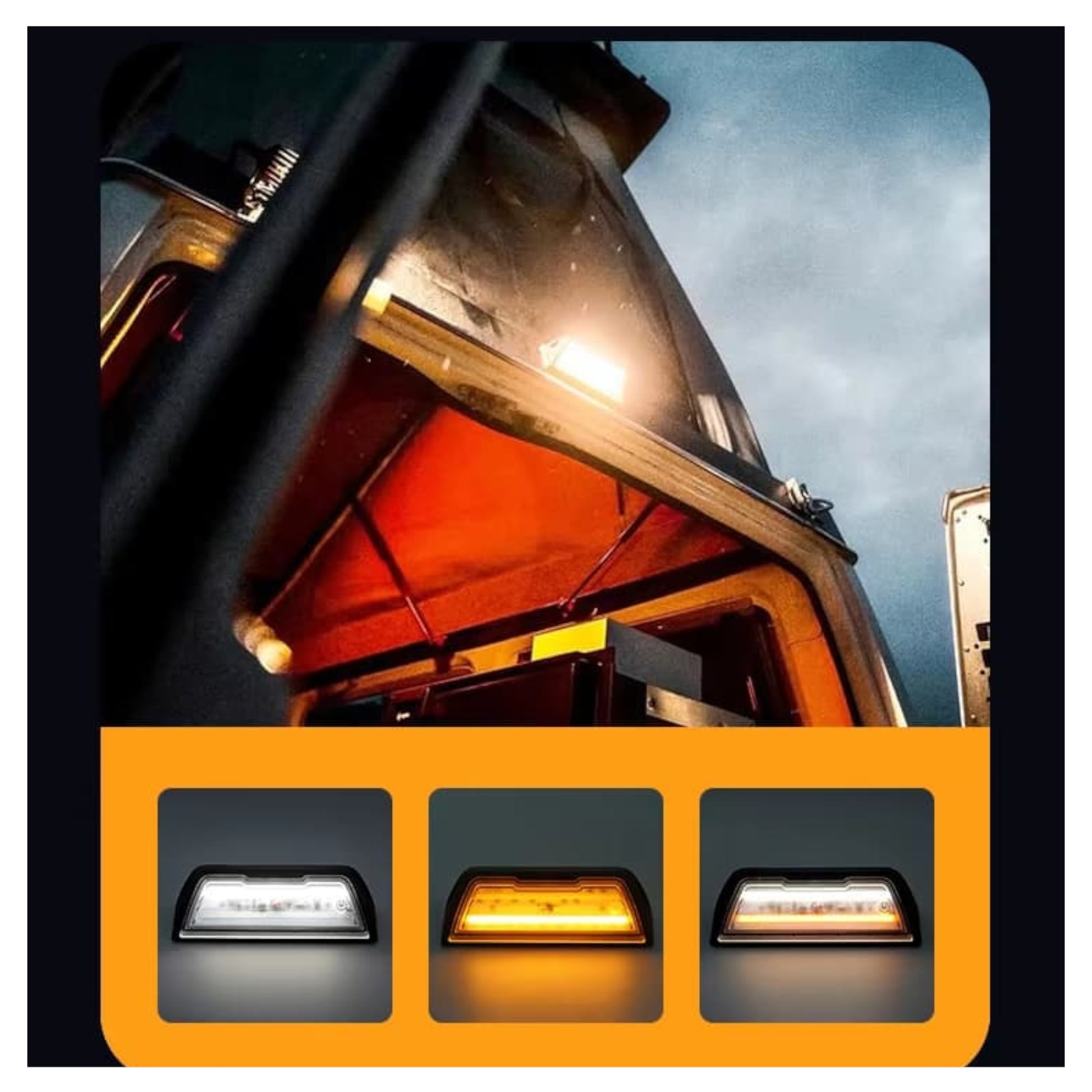 durable area light showing warm/cool LED output

