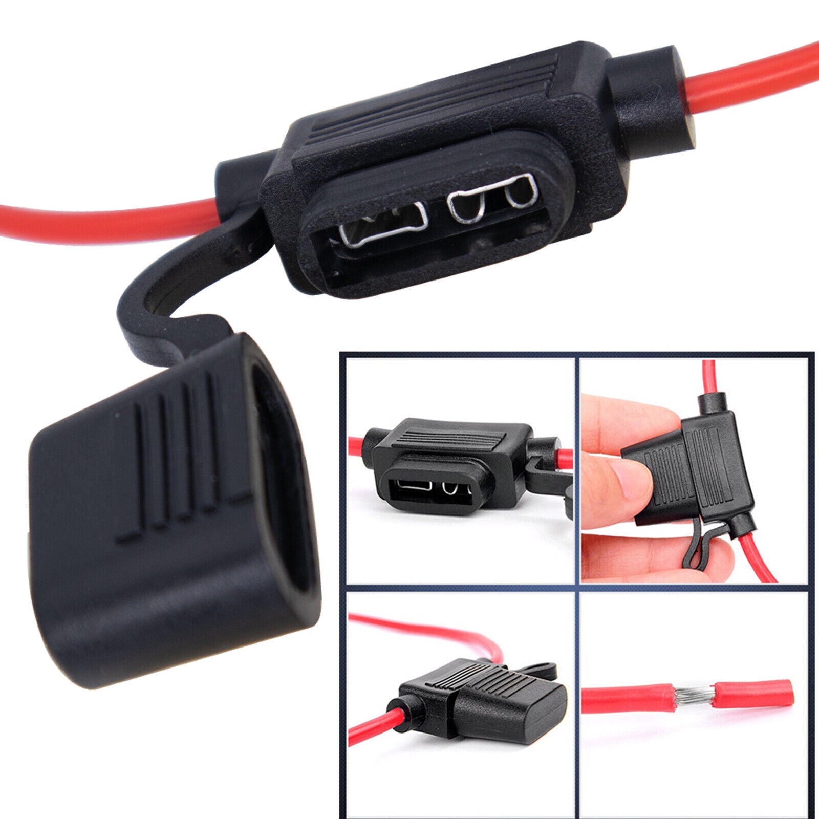 caravan inline fuse holder for 6mm2 power cables