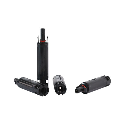 inline MC4 solar fuse 10A laid out for install