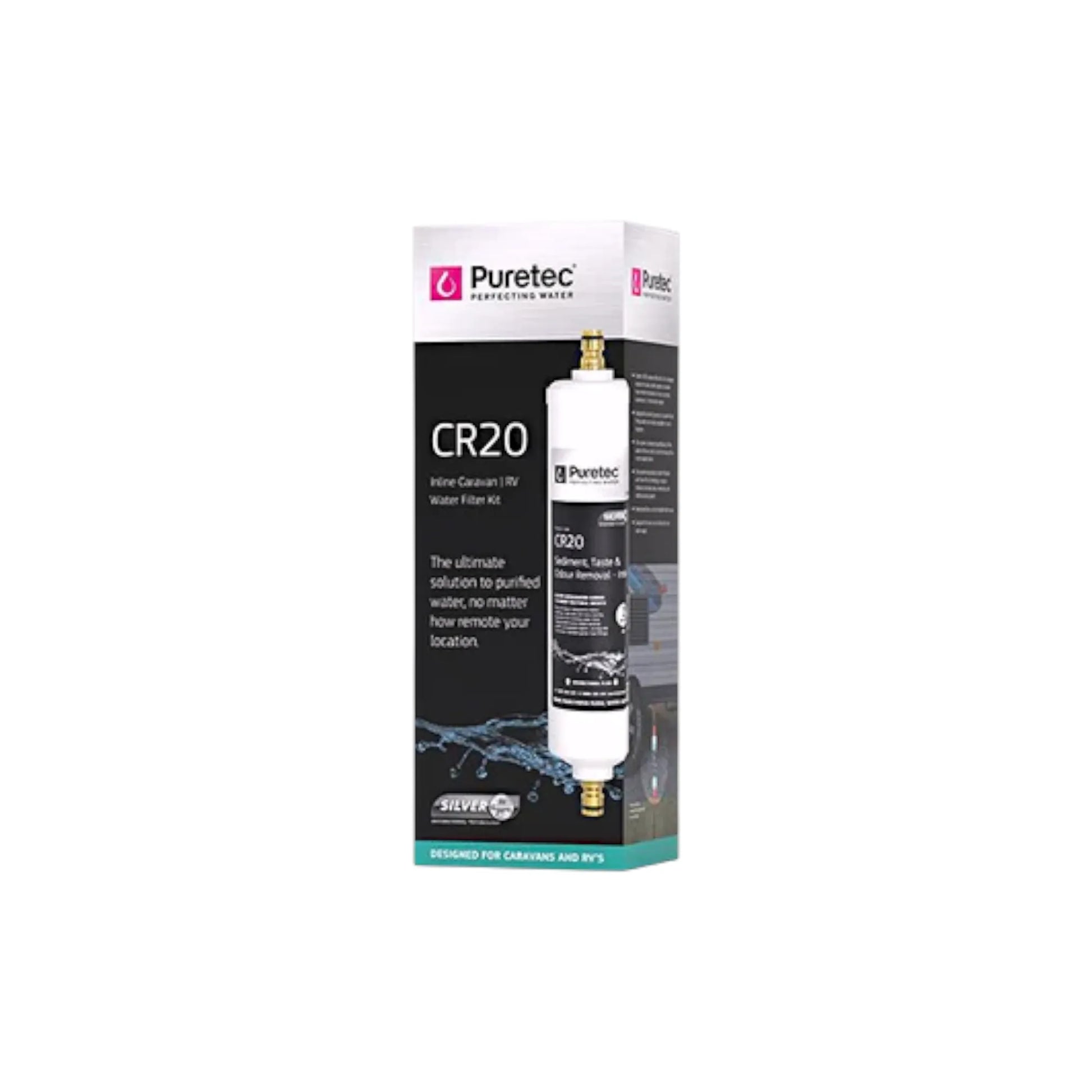 Puretec CR20 Portable Inline Water Filter – 1 Micron (7500L ...