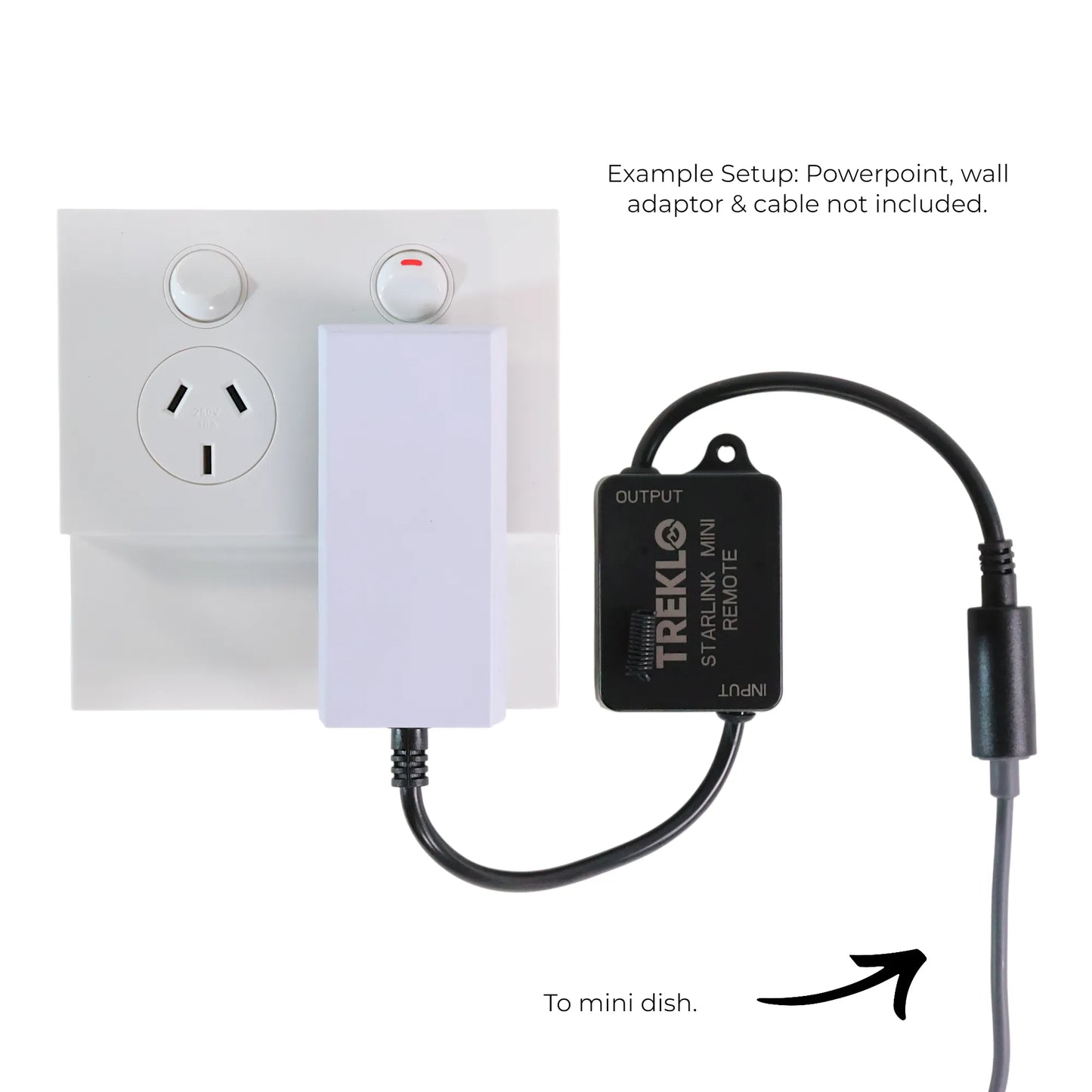 Treklo Starlink Mini Remote On/Off Switch 12–48v IP66 – Campervan Builders
