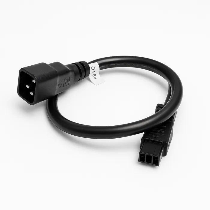 inverter output cable plug and play to iec c20 for caravan 240v power systems