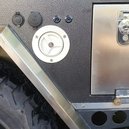 IP67 waterproof dual USB-A charging socket for caravan, rv, and campervan power systems