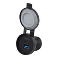 IP67 Waterproof USB A + USBC Charging Socket 12-24v
