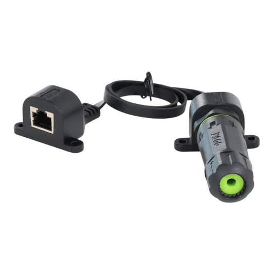 IP68 flat Ethernet passthrough cable for Starlink Gen 3 V4 caravan installations