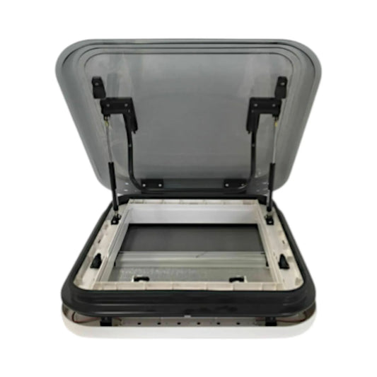 Large caravan RV skylight roof vent hatch with 500x500mm cut out for ventilation and natural light