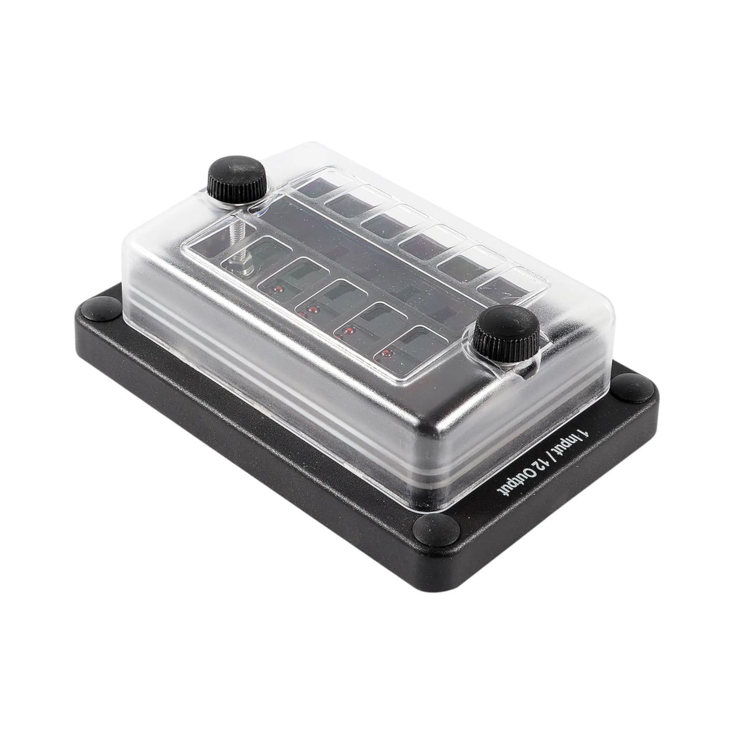 rv blade fuse panel with rear connections and led alerts