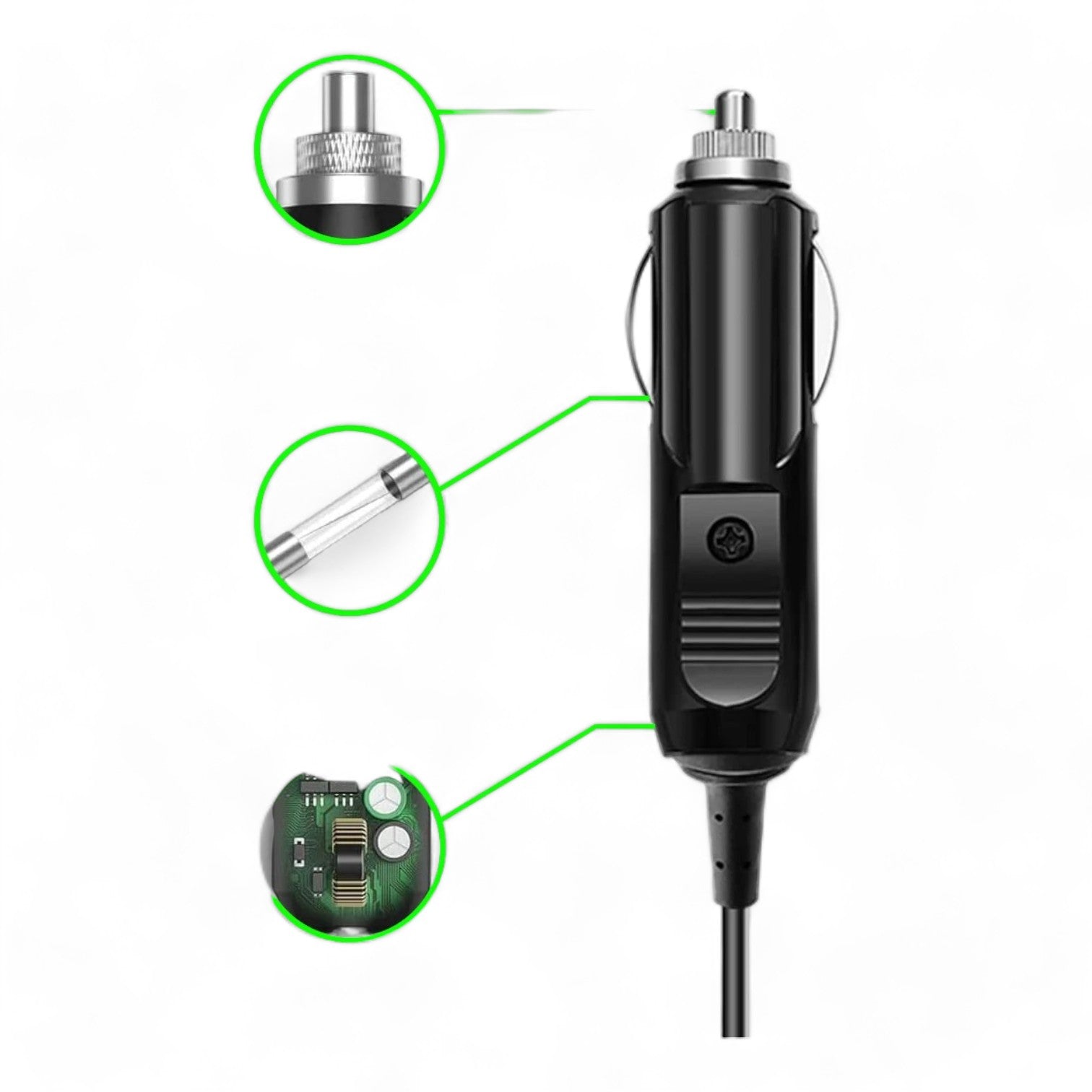 12V USB-C PD Laptop MacBook Charger 100W – Efficient In-Car