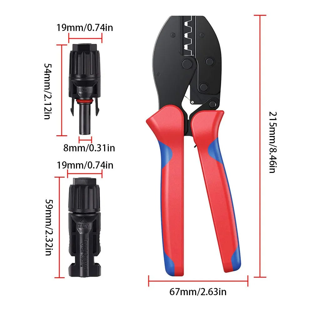 MC4 Crimper + 10 Pairs MC4 Connectors