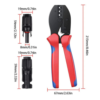 MC4 Crimper + 10 Pairs MC4 Connectors