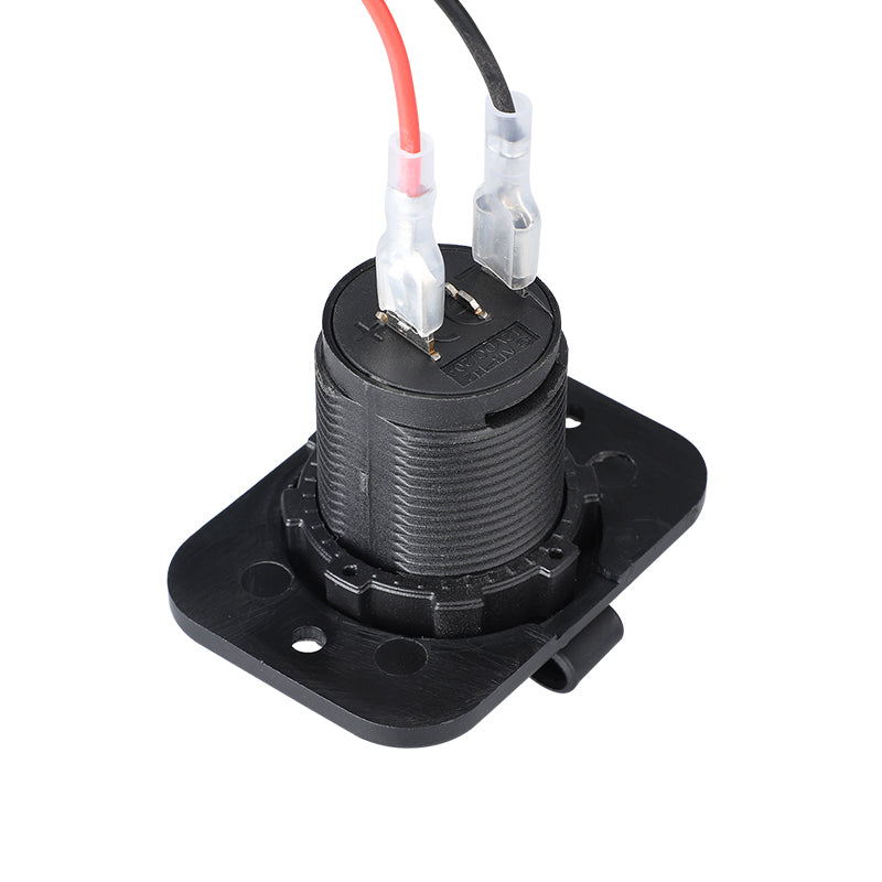 12V Cigarette Lighter Socket - Flush Mount Usb Ports