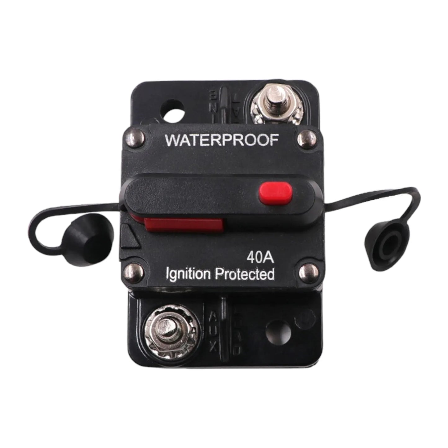 durable 40a flush mount dc breaker for 12v accessories and inverters