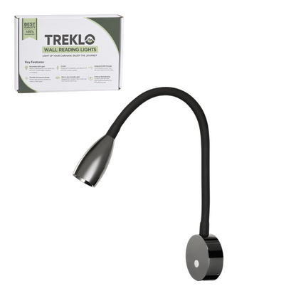 Marine reading light for cabins, bunks, and sleeping areas
