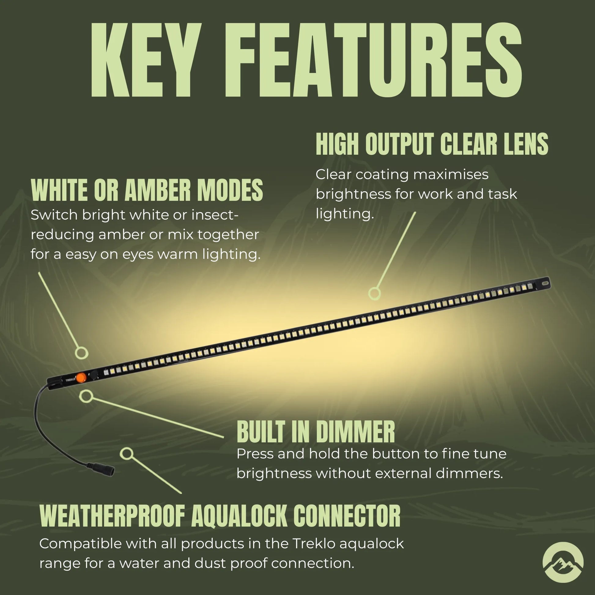 Marine ready rigid LED strip light for cabin and interior lighting