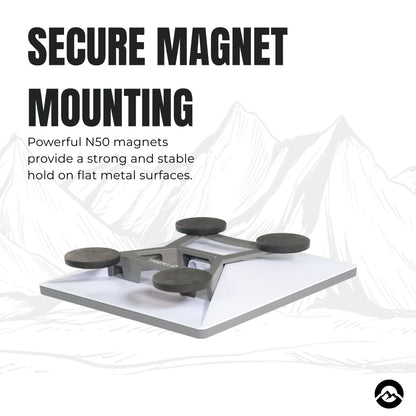 Starlink Mini roof rack magnet mount for secure vehicle mounting