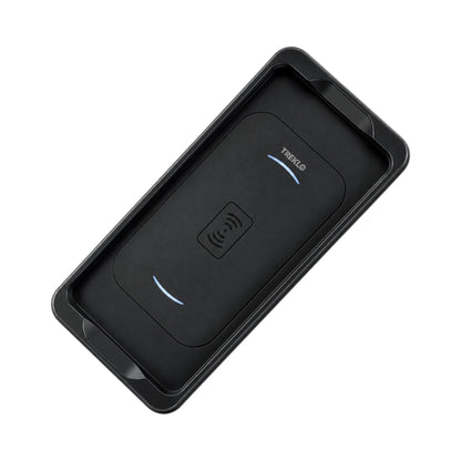 Matte wireless charging pad for caravan and campervan phone charging