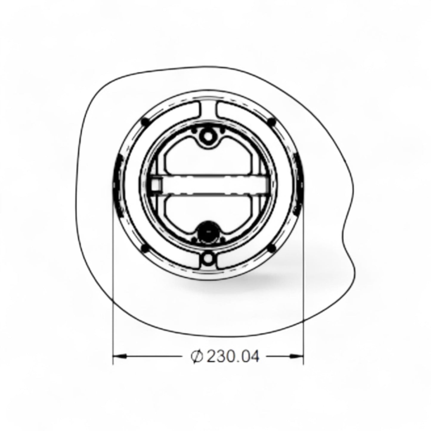 Maxxfan Dome Plus with LED & Sleeve - Black
