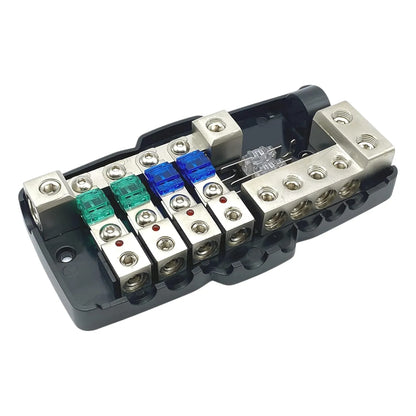 campervan midi fuse block with led fault detection