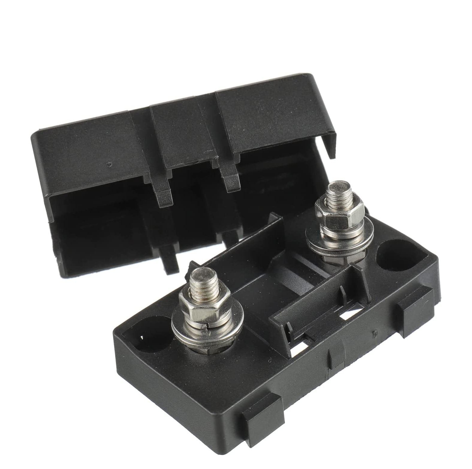MIDI single interlocking fuse holder with window for caravan, rv, and campervan DC systems