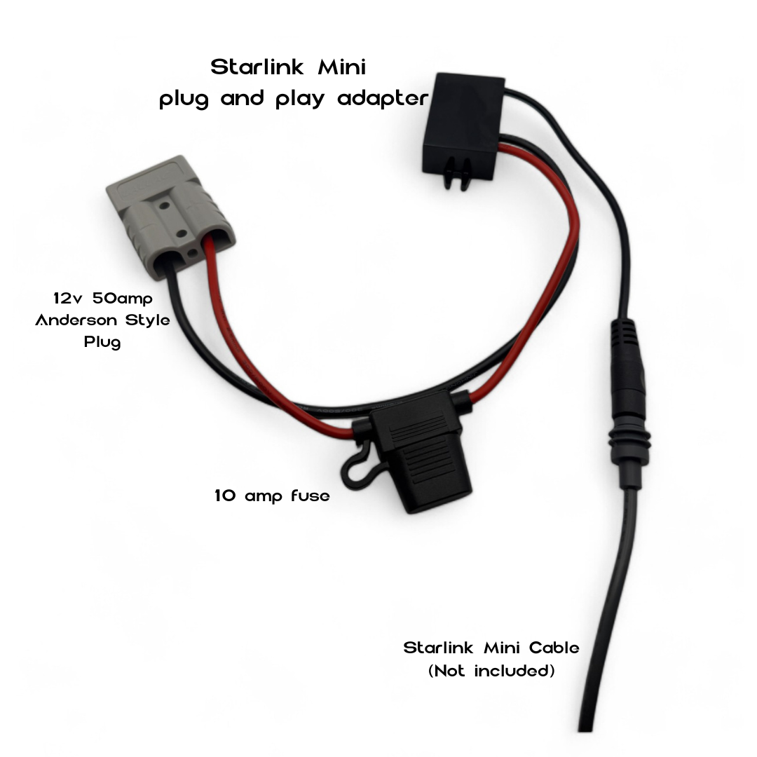 Starlink Mini Anderson Cable with 12 to 30v Booster