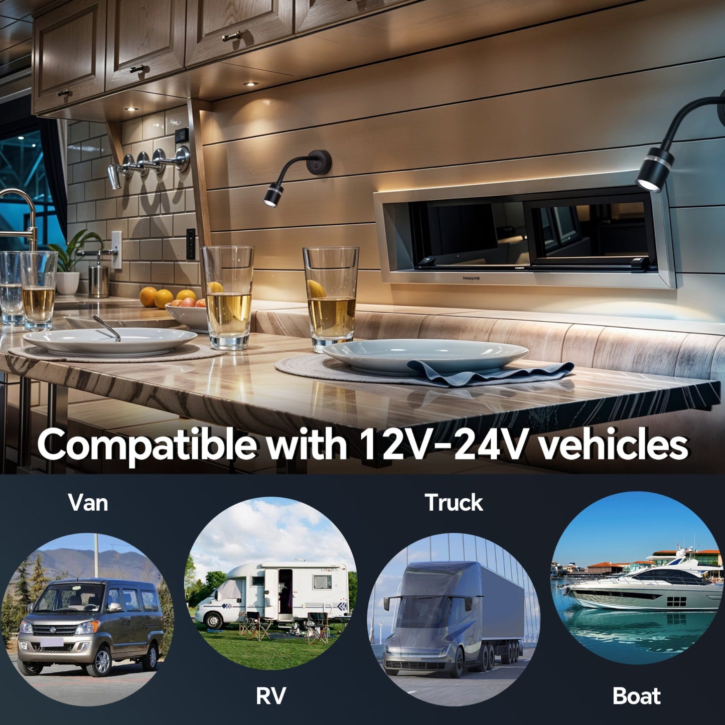 usb reading lamp shown in simple product view