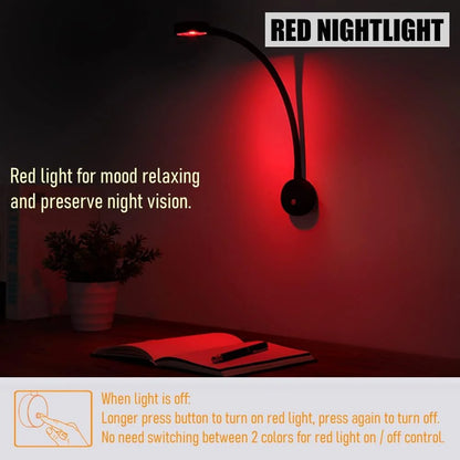 slim flex reading light presented simply