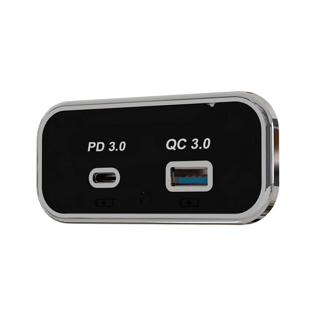 multicharge usb a and usb c recessed mount charger 12 to 24v