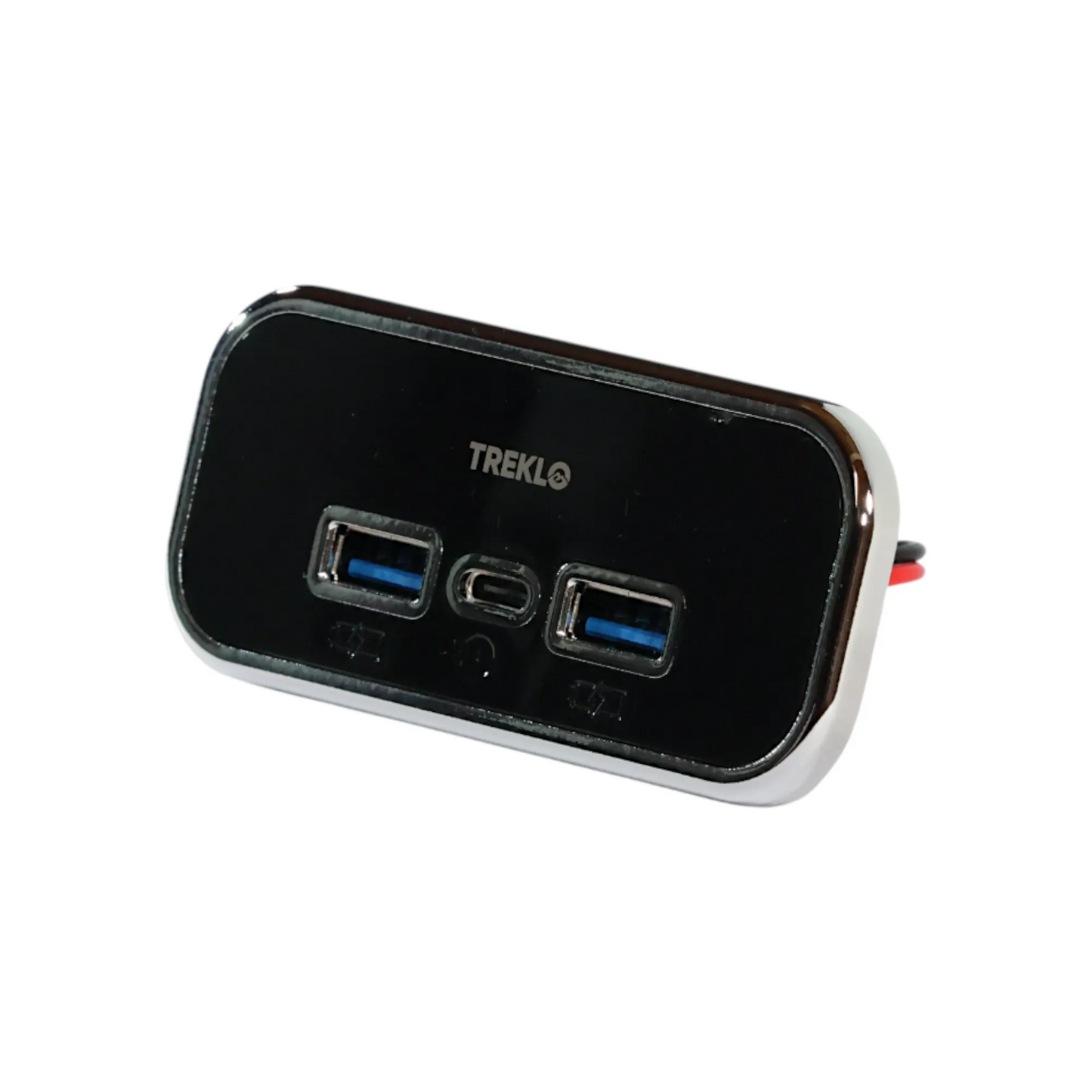 multicharge trio recessed usb a and usb c charger 12 to 24v