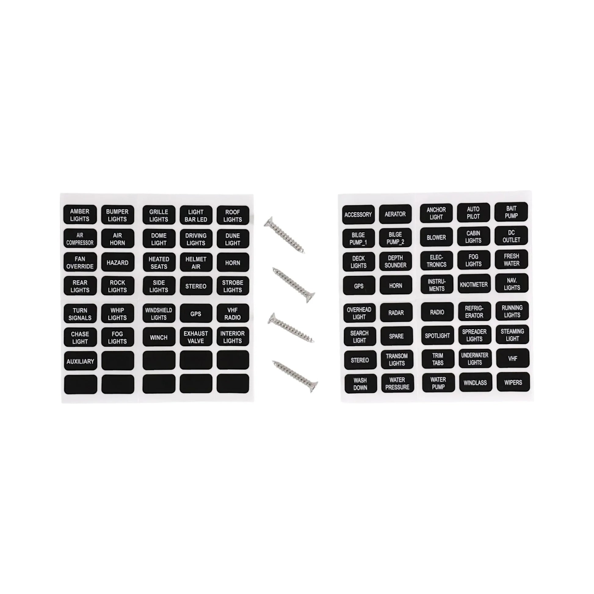 Caravan fuse distribution block with 6 blade fuse positions
