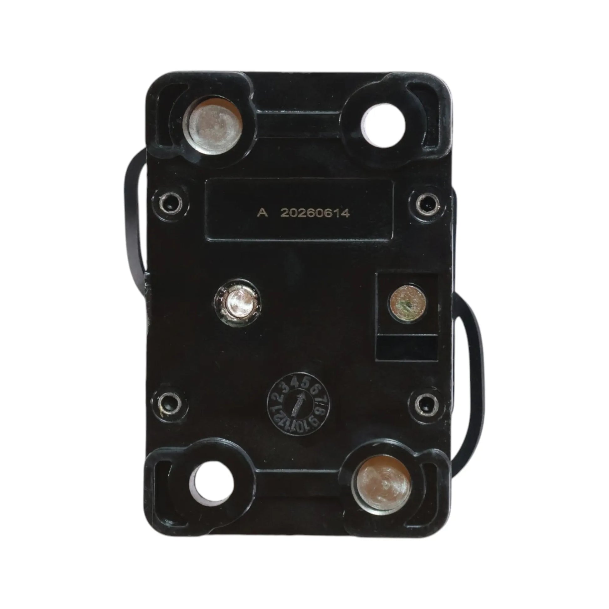 RV 120A resettable circuit breaker for auxiliary power and charging systems