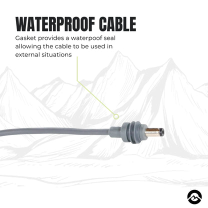 Marine ready Starlink Mini power cable with durable 16AWG construction