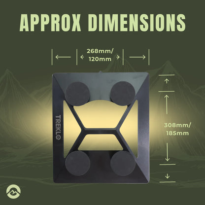 RV Starlink Mini flat magnet mount for quick temporary installations