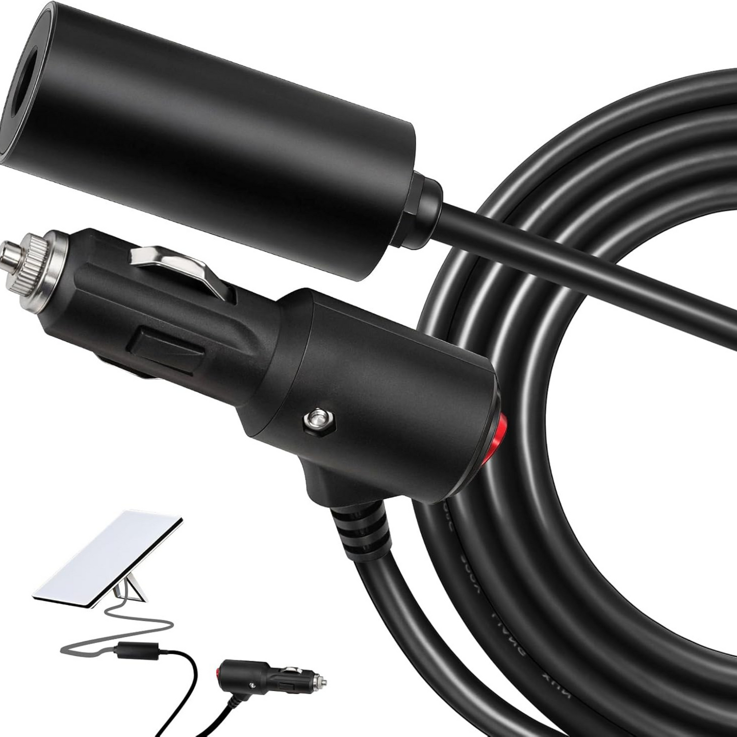 Campervan Starlink Mini 12v power adapter with plug and play installation