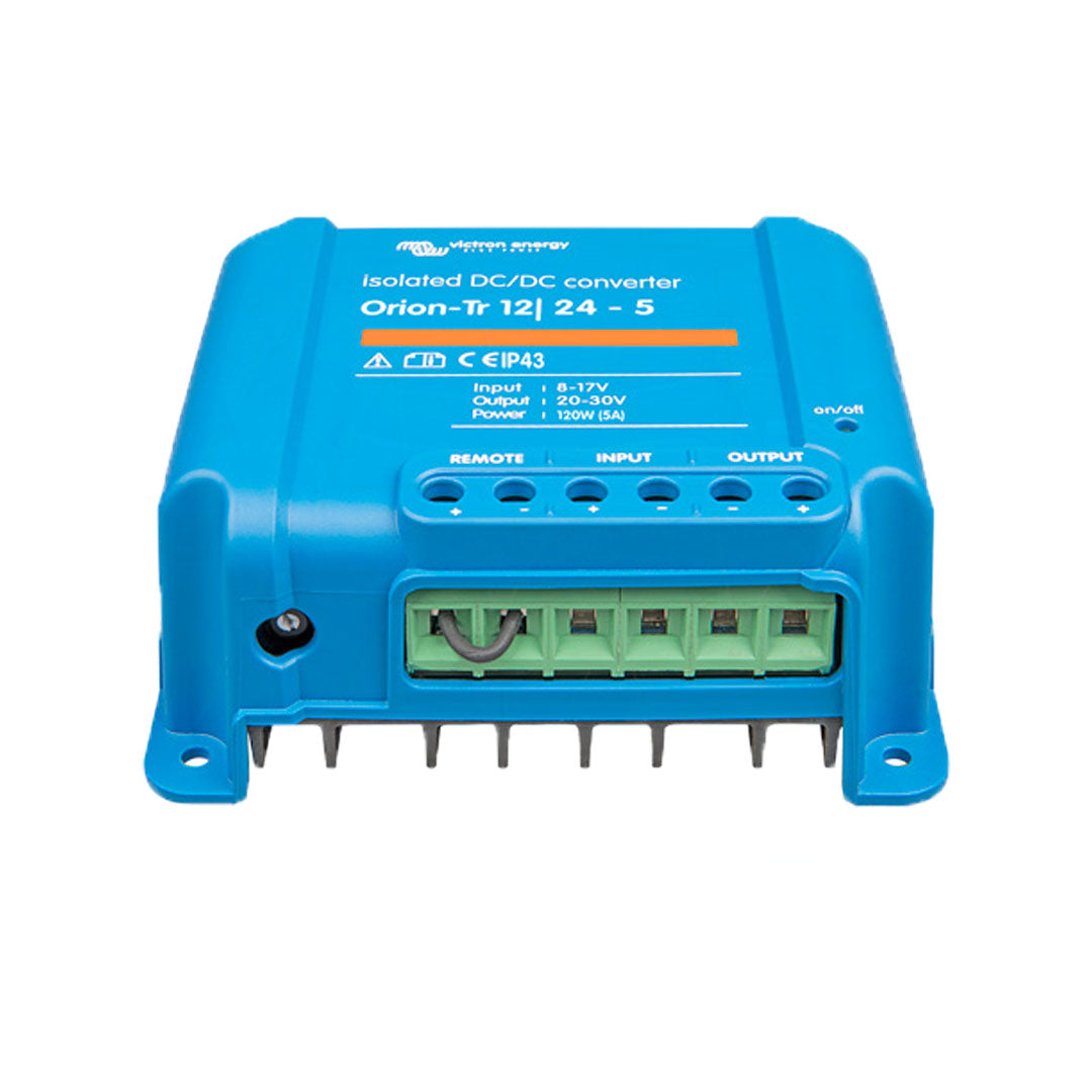 rv victron orion-tr 12v to 24v 5a isolated converter for electrical systems
