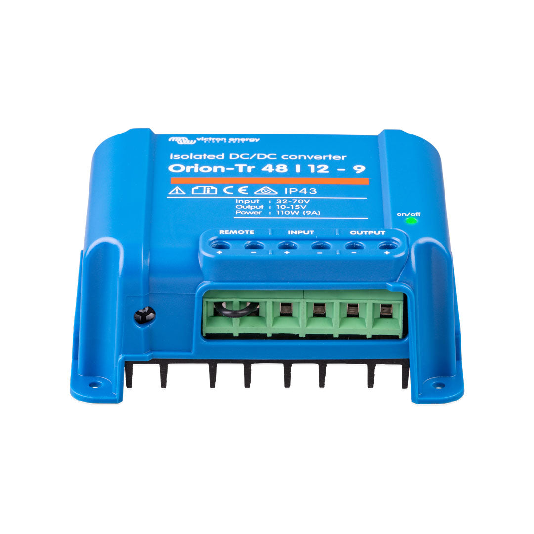 rv victron orion-tr 48v to 12v isolated dc-dc converter 9a for voltage step down