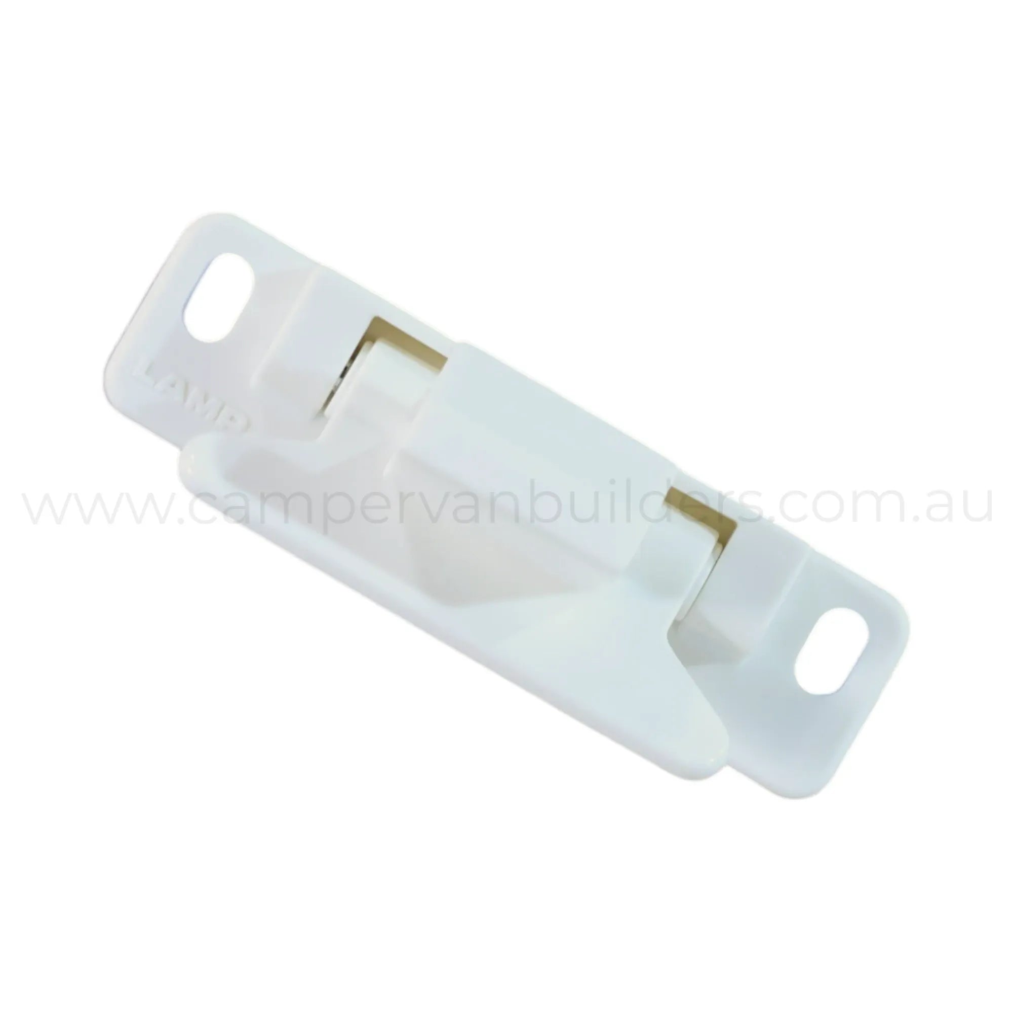 Overhead Cupboard Locking Van Latch White – Campervan Builders