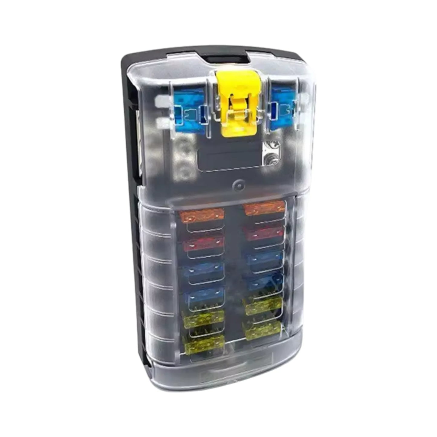 campervan positive and negative fuse block with 12 circuits