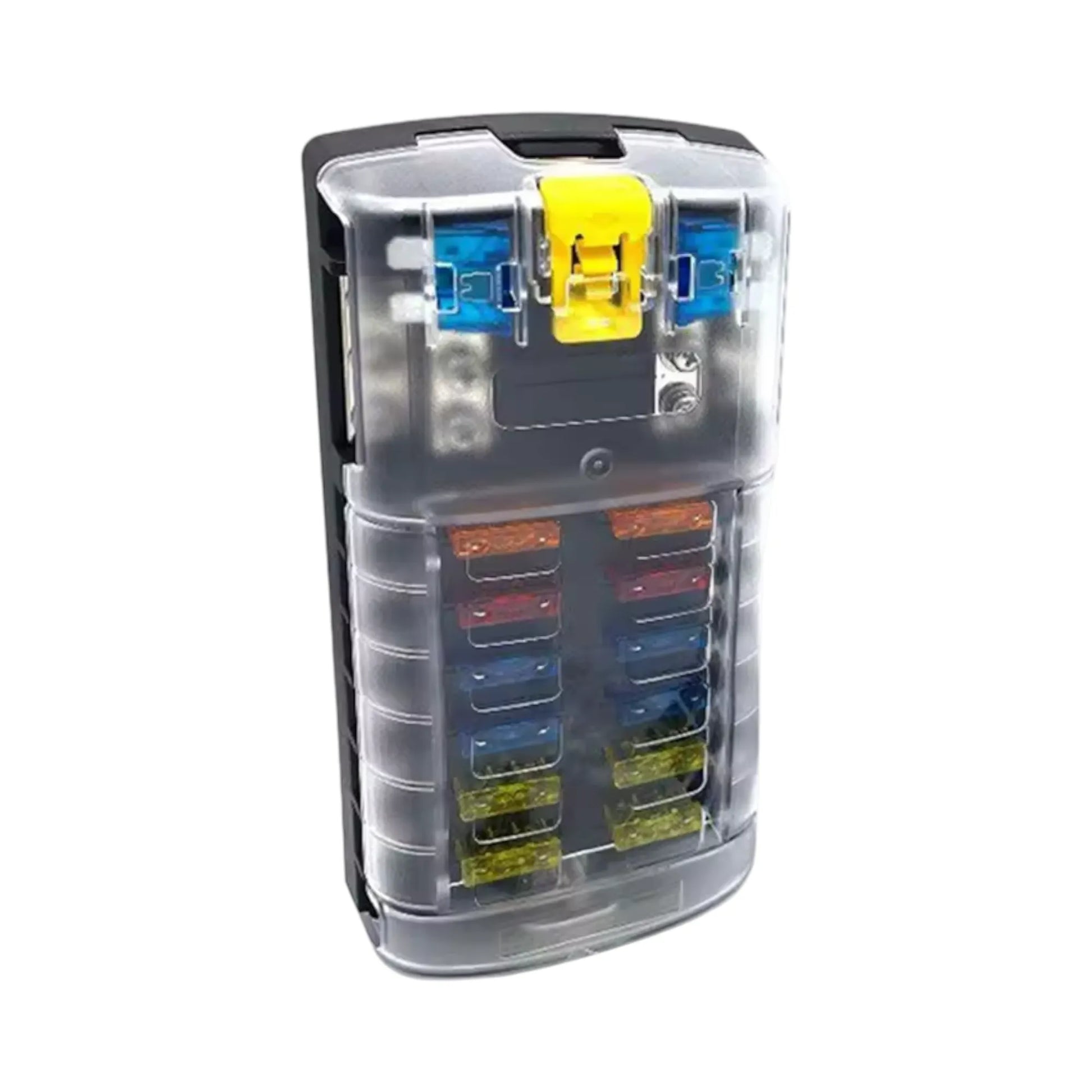 campervan positive and negative fuse block with 12 circuits