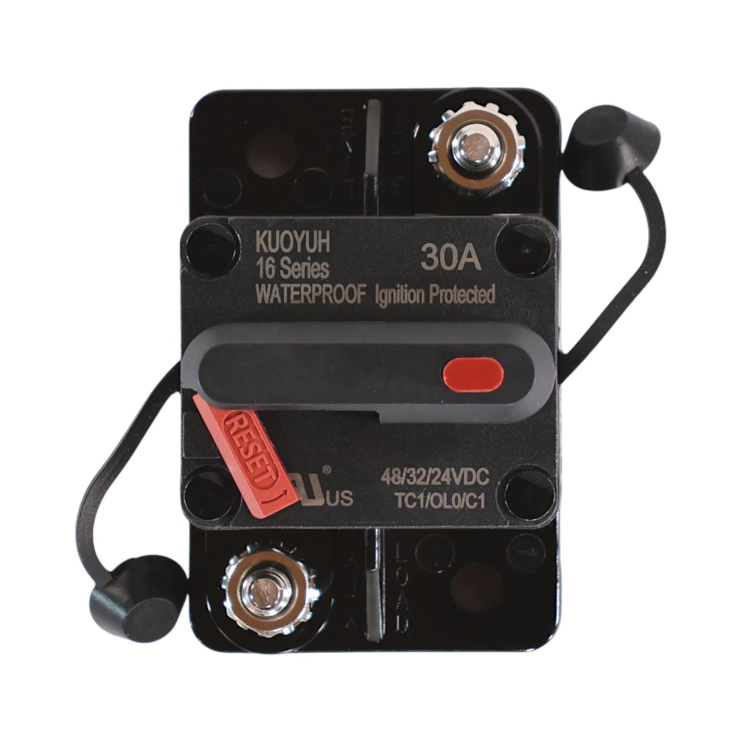 premium 30a dc breaker for 12v and 24v auxiliary power circuits