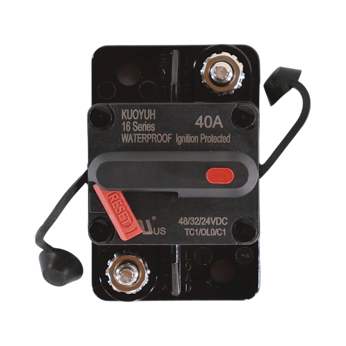premium 40a dc breaker for 12v and 24v battery protection