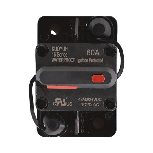 premium rated 60a dc circuit breaker for caravan and rv electrical systems